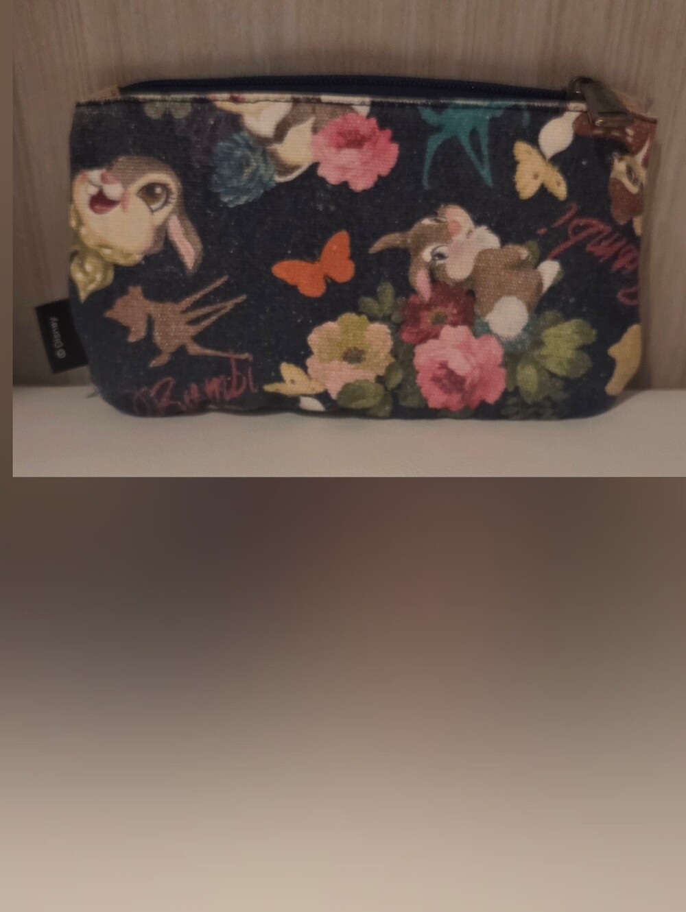 Loungefly Disney Bambi Floral Print Canvas Accessory Pouch